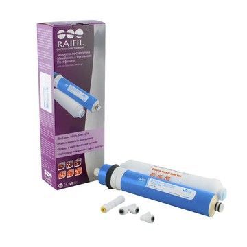 Комплект мембрана Raifil 75 GPD с ограничителем + постфильтр