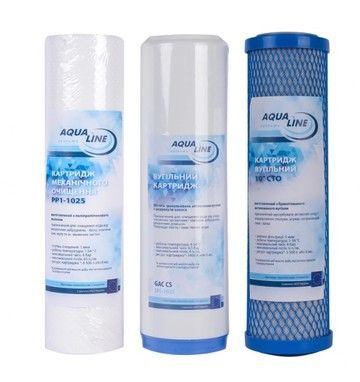 Комплект картриджей Aqualine (улучшенный)