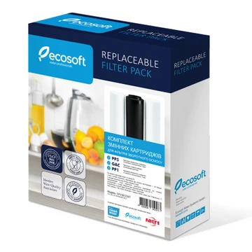 Комплект картриджів ECOSOFT 1-2-3 для зворотного осмосу (CPV3ECOSTD)